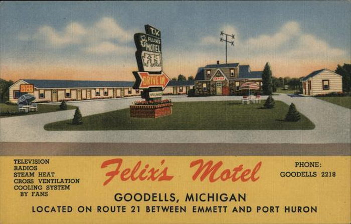 Felix Motel - Postcard
